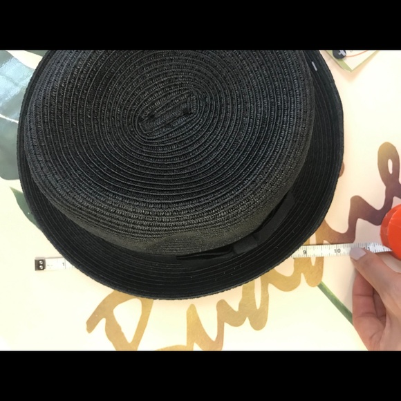 [NWT] Acceessorize Black Summer Fedora(XL) - Picture 5 of 6